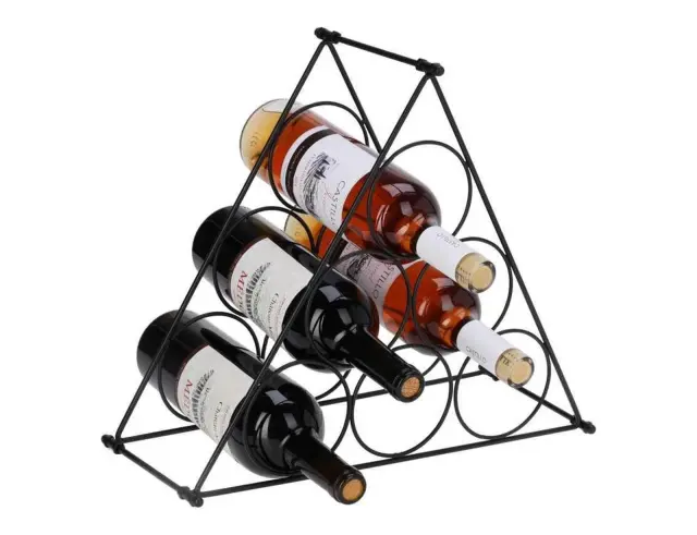 Bάση για Μπουκάλια Κρασιού Excellent Houseware 6 Θέσεων, με διαστάσεις 39x18x34.5cm DD1001020 3