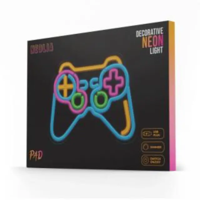 Neon Plexi Neolia NNE19 PAD (USB, On/Off & Dimmer) Πολύχρωμο N64441 3