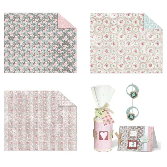 Τυπωμένο Χαρτόνι Ursus 50X68 300gr “SHABBY ROSE” (1 Φύλλο)/ 187118999 (Ursus)