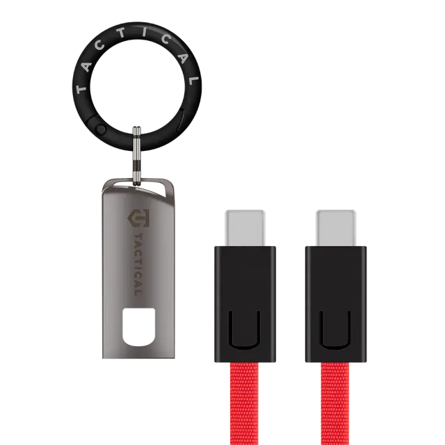 Tactical OODA Loop Cable USB-C/USB-C Red 2