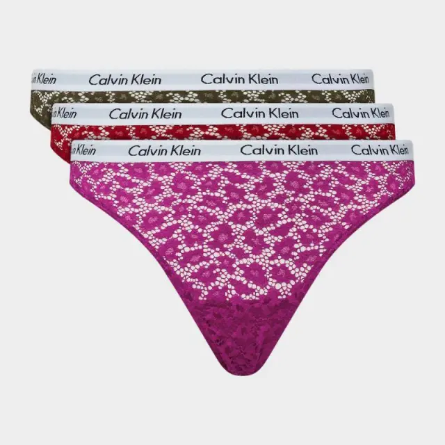 Σετ Εσώρουχα Calvin Klein 000QD3925E-6VY Λαδί/Μωβ/Κόκκινο - XS