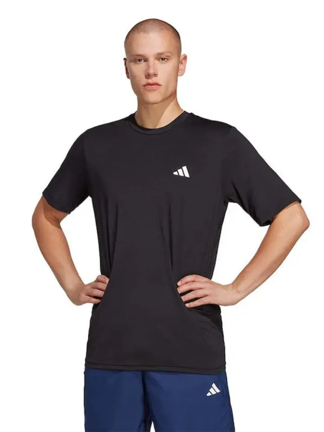 Adidas Αθλητικό Ανδρικό T-shirt Μαύρο - L
