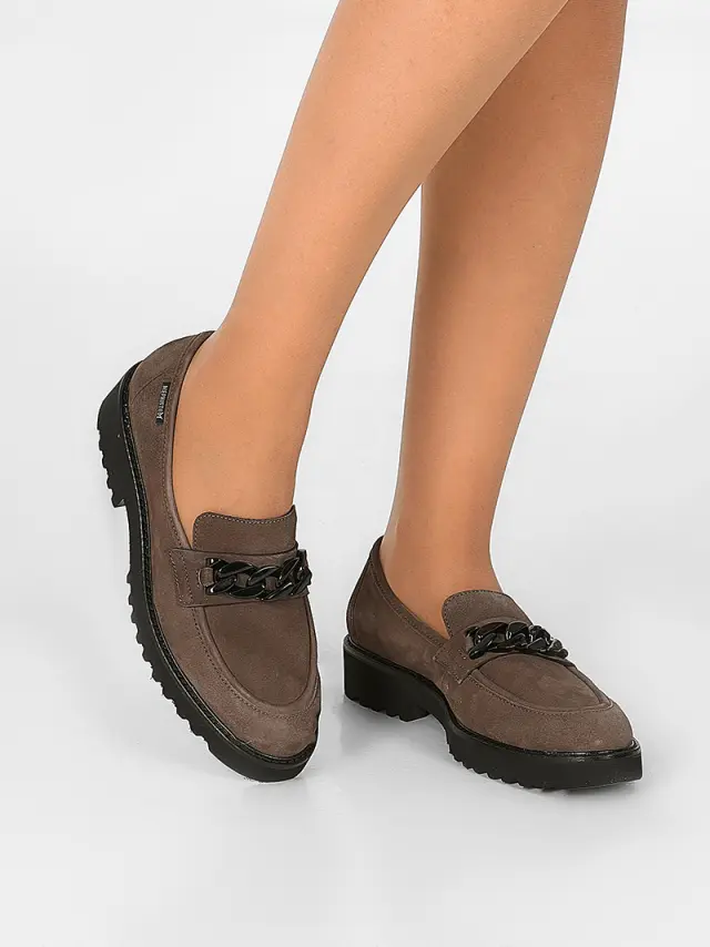 Mephisto Μοκασίνια-Loafers Γυναικείο δέρμα suede Καφέ MEP/SALKA ICE/BROWN 2