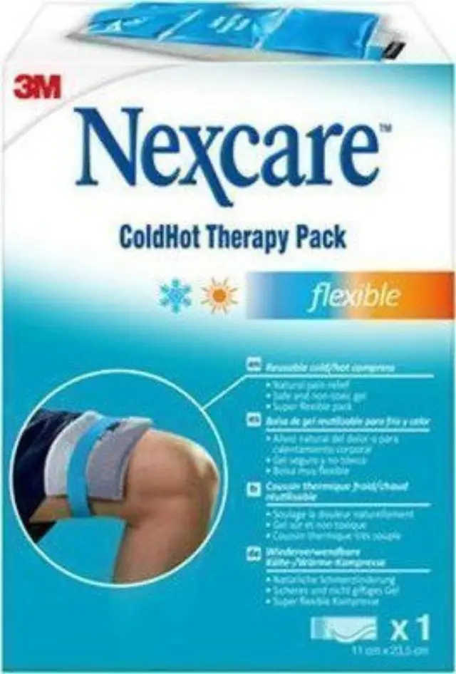 3M Nexcare Cold Hot Therapy Pack Flexible 11X23.5Cm (Παγοκύστη/Θερμοφόρα Πολλαπλών Χρήσεων Για Φυσική Ανακούφι