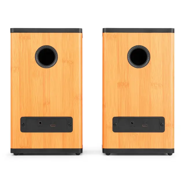 AUDIZIO BS20 BAMBOO ΕΝΕΡΓΟ ΣΕΤ ΗΧΕΙΩΝ ΒΙΒΛΙΟΘΗΚΗΣ ΜΕ ΜΠΑΤΑΡΙΑ 2