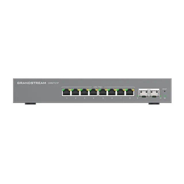 Grandstream Managed Switch GWN7721P 8port Gigabit 2port SFP (GWN7721P)