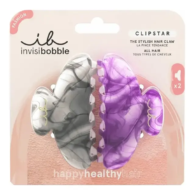 Invisibobble Clipstar My Rainboo The Stylish Hair Claw, 2pcs