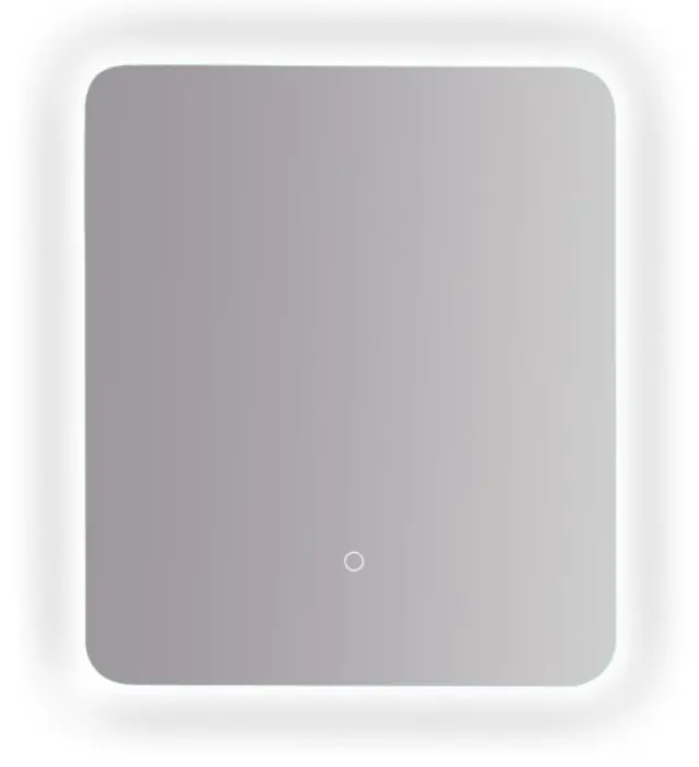 ΚΑΘΡΕΦΤΗΣ ΜΠΑΝΙΟΥ FOCCO ORGANIC ΜΕ ΦΩΤΙΣΜΟ LED ΑΦΗΣ 700Χ600ΜΜ 2