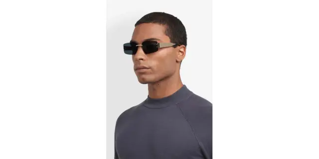 Marc Jacobs Unisex Γυαλιά Ηλίου με Χρυσό Μεταλλικό Σκελετό και Γκρι Φακό MARC 875/S RHL/IR 2