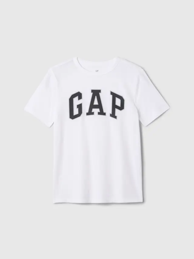 Άσπρη Παιδική Κοντομάνικη Μπλούζα Logo New off white