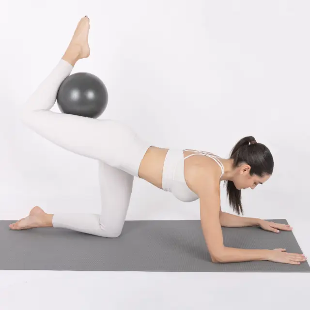 Μπάλα Γυμναστικής AMILA Pilates Ball 25cm Μαύρη Bulk (95819) 2
