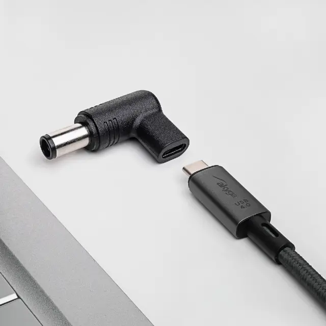 Αντάπτορας Φόρτισης Universal για Notebook Akyga AK-ND-C07 USB-C / 7.4 x 5.0mm + pin HP 3