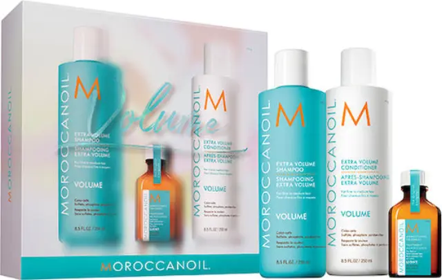 Moroccanoil Spring Volume Σετ Περιποίησης Μαλλιών με Σαμπουάν, Conditioner και Treatment