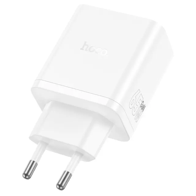 Φορτιστής Ταξιδίου Hoco N51 Scenery 65W με 2 x USB-C και 1x USB-A Λευκός 3