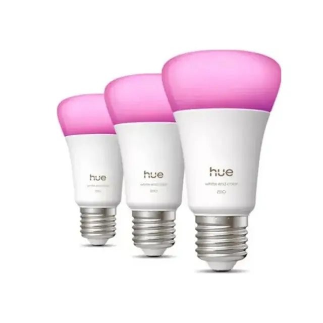 Philips LED Bulb Hue WCA 810 A60 EU E27 6W 3pcs (929003853406)