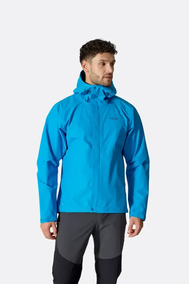 Rab Downpour Jacket Sage Ανδρικό Αδιάβροχο 20.000 HH - Large 2