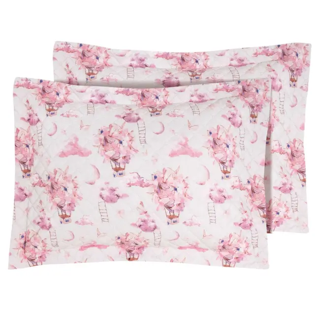 Ζεύγος Μαξιλαροθήκες 50x70+5 Essential Greenwich Polo Club Junior 8864 Pink 100% Microfiber