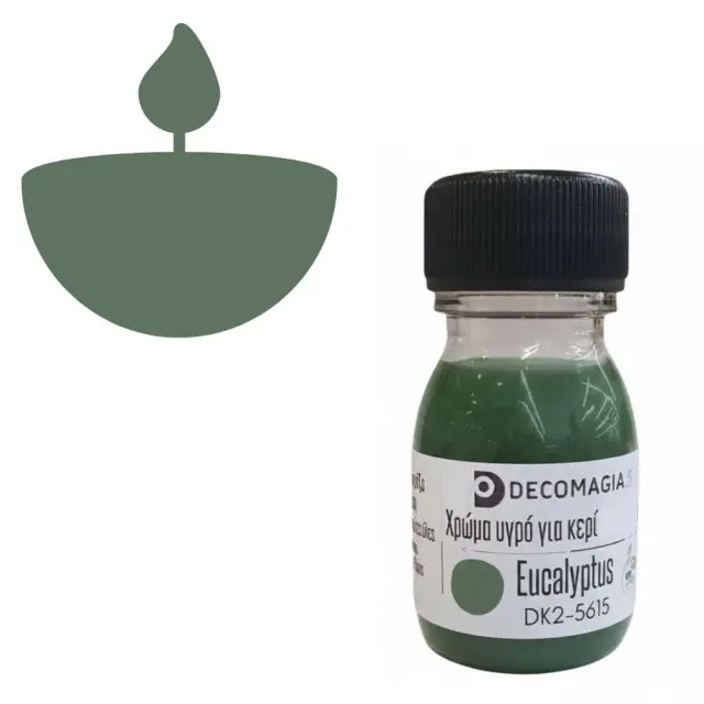 Χρώμα για κερί υγρό, Eucalyptus, 30 ml
