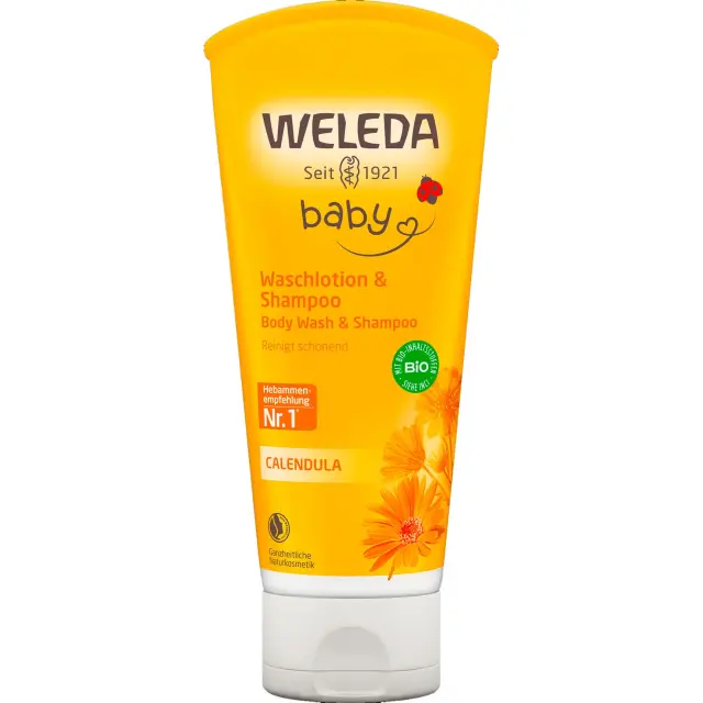 Weleda Baby Σαμπουάν & Αφρόλουτρο με Καλέντουλα – Ήπιο & Προστατευτικό 200ml