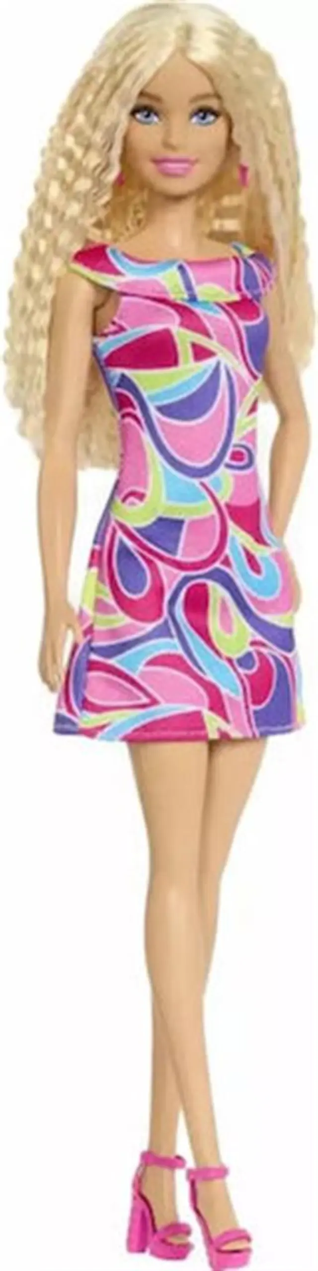 Barbie Fashionistas Πολύχρωμο Φόρεμα / HRH20 (Mattel)
