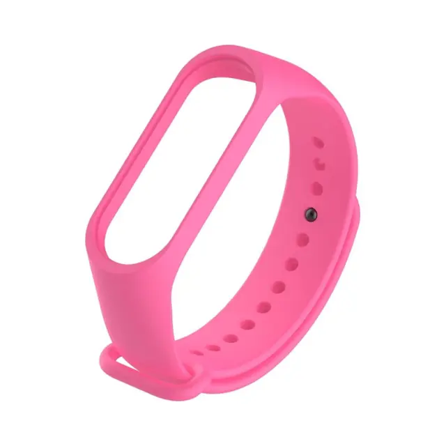 Λουράκι Σιλικόνης Για Xiaomi Mi Band 3 / Mi Smart Band 4 Ροζ