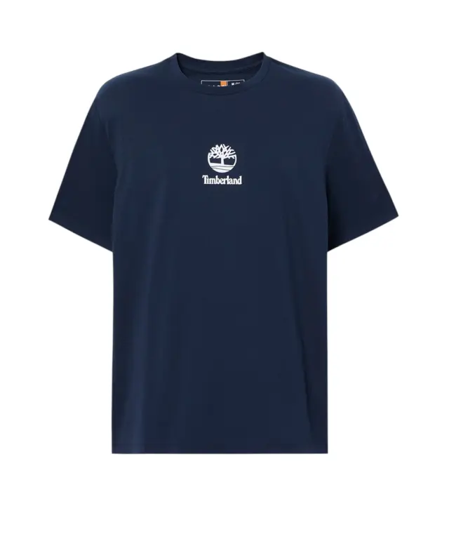 Timberland - Ανδρικό T-shirt Print Stack Logo TB0A6WWT-433 Μπλε - L