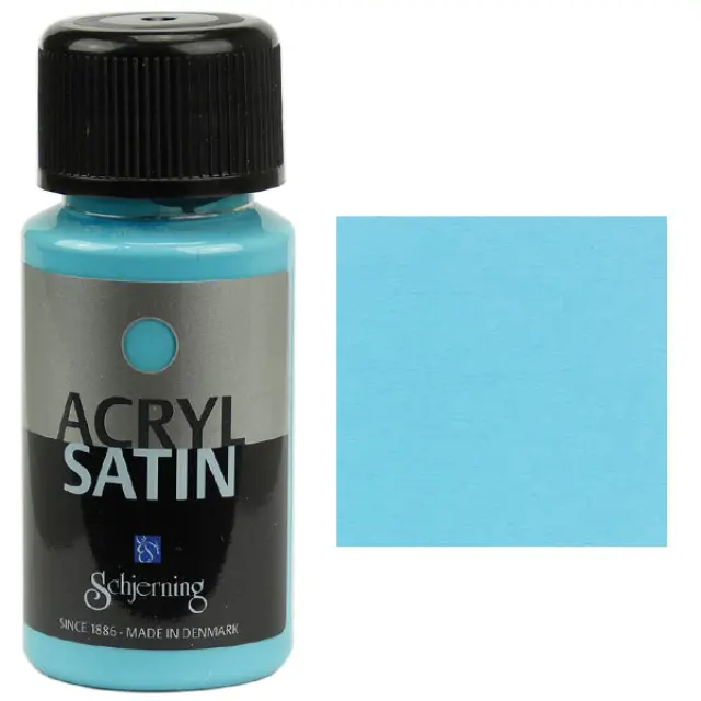 Ακρυλικό Χρώμα Schjerning Acryl Satin - 2167 Turquoise Blue - 50ml