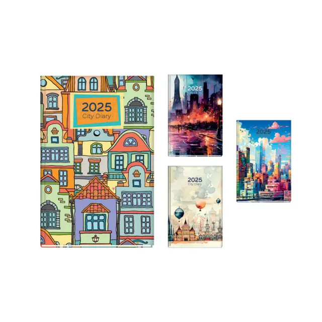 The Writing Fields - Around the World Daily Diary Medium Lisbon – Ημερολόγιο 2027 – 14×21