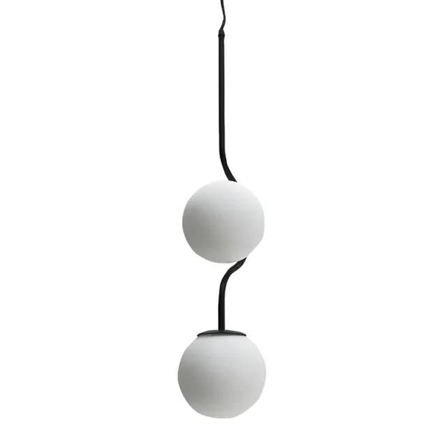 Φωτιστικό Οροφής 2Φωτο Μαύρο Μέταλλο 15x15x70cm 3-10-752-0064