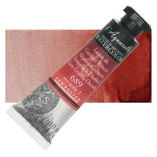 Χρώμα Ακουαρέλας Sennelier l Aquarelle Σωληνάριο 10ml - 689 Alizarin Crimson