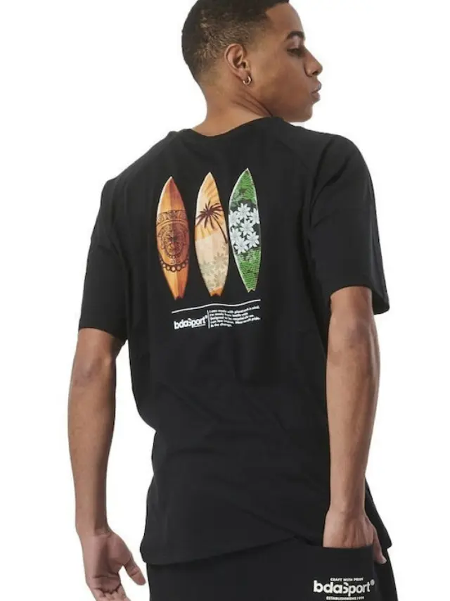 MEN'S LIFESTYLE FIT T-SHIRT 053428-01-BLACK - L