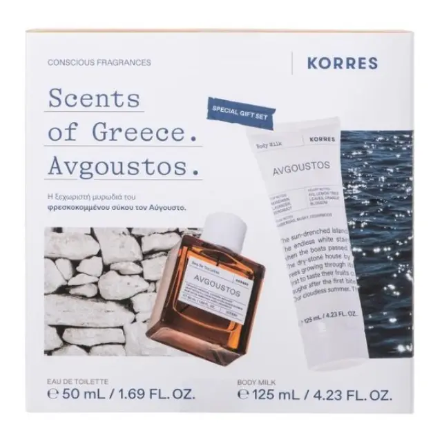 Korres Promo Avgoustos Eau de Toilette 50ml & Γαλάκτωμα Σώματος 125ml