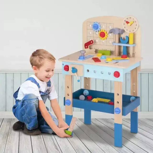 Tooky Toys Ξύλινος Πάγκος Εργασίας TK399 3