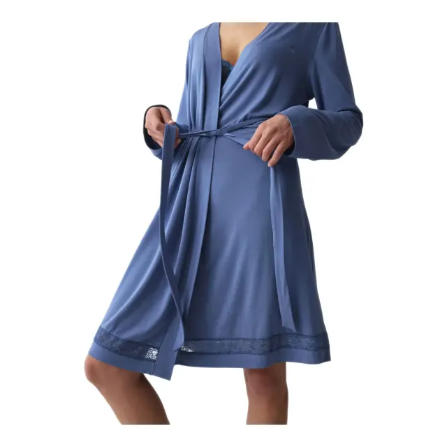 Triumph Γυναικεία Ρόμπα Comfort Allure, Χρώμα Indigo Veil 3