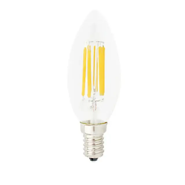 Λάμπα led E14 C35 6W Ψυχρό (6500K) filament, Dimmable