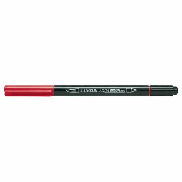 Μαρκαδόρος Πινέλο Lyra Aqua Brush Duo Pompeian Red/ 6520091 (Lyra)