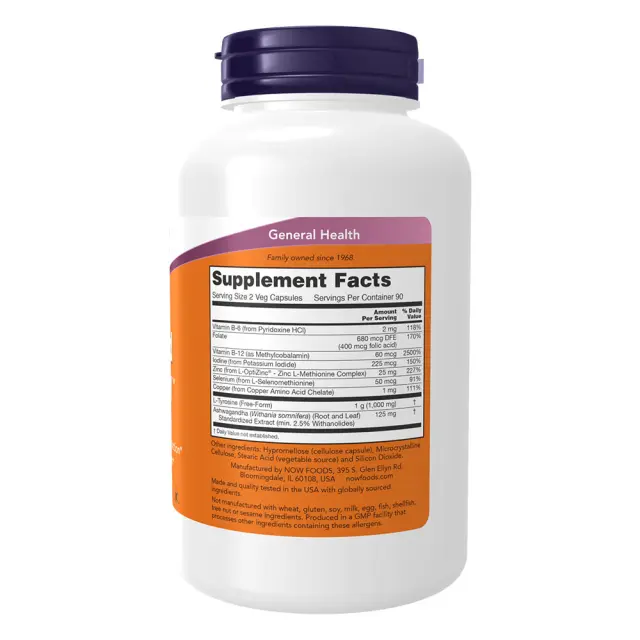 Now Foods Thyroid Energy™ 180 Veg Capsules 2