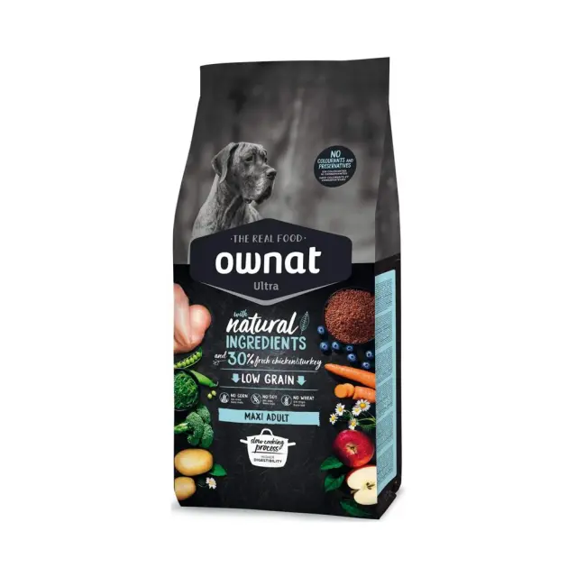 Ownat Ultra Maxi Adult Ξηρά Τροφή Σκύλου με Κοτόπουλο & Γαλοπούλα 3kg