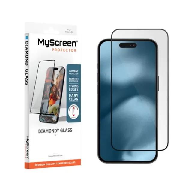 MyScreen Screen Protection Diamond Glass new Apple iPhone 18 Pro