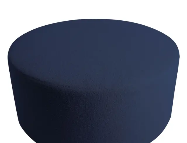 Σκαμπό Evie PTMD Luxury Living με διαστάσεις 90x90x40cm - Blue 117054