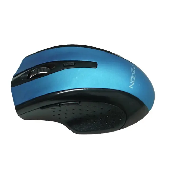 Ασύρματο Ποντίκι Noozy SW-16 USB 6D 2.4GHz με 6 Πλήκτρα και 1600DPI Μαύρο-Μπλε 2