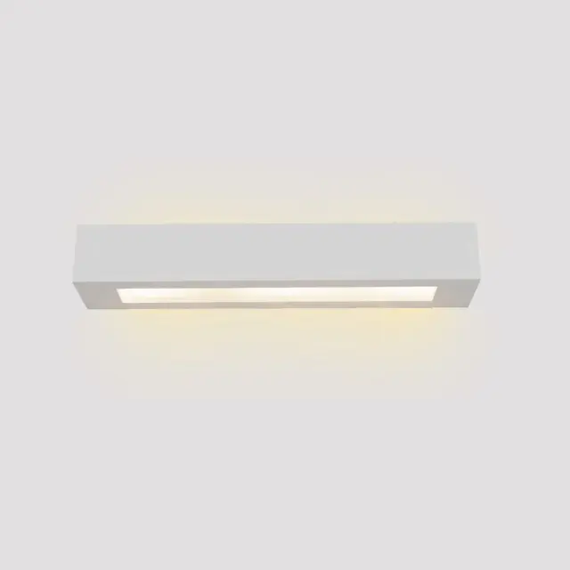 Inlight Επιτοίχιο Φωτιστικό Γύψινο Λευκό 3×E14 – 45 cm (43049-A-White)