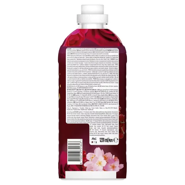 Lenor μαλακτικό ρούχων συμπυκνωμένο jasmine & rose 1239 ml 59μεζ 2