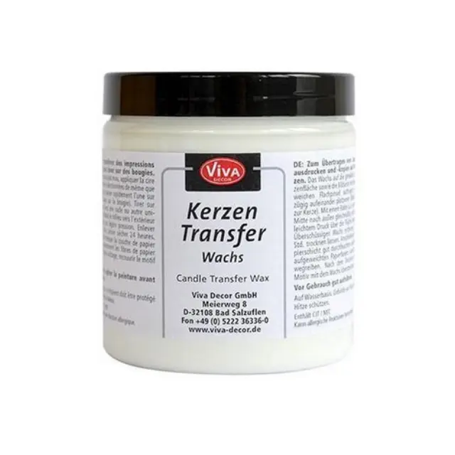 Candle Transfer Wax, 250ml, Viva Decor