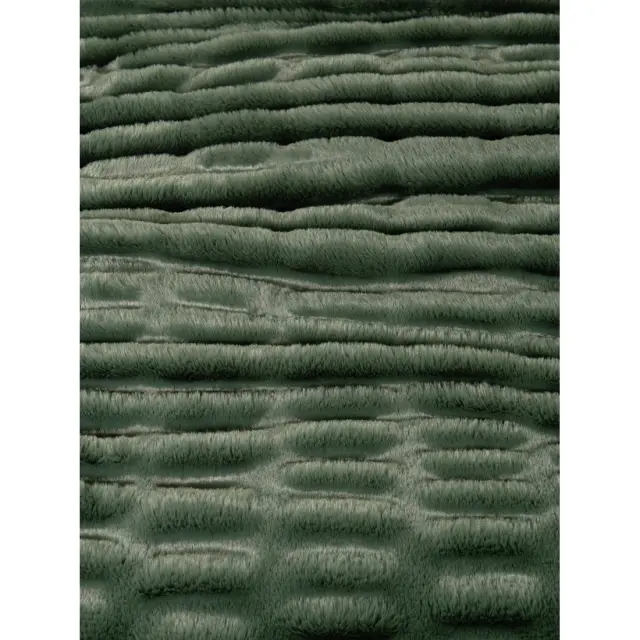 Κουβέρτα 220x240 Υπέρδιπλη 680gsm Nima Mossy 100% Πολυέστερ- Dark Green 2