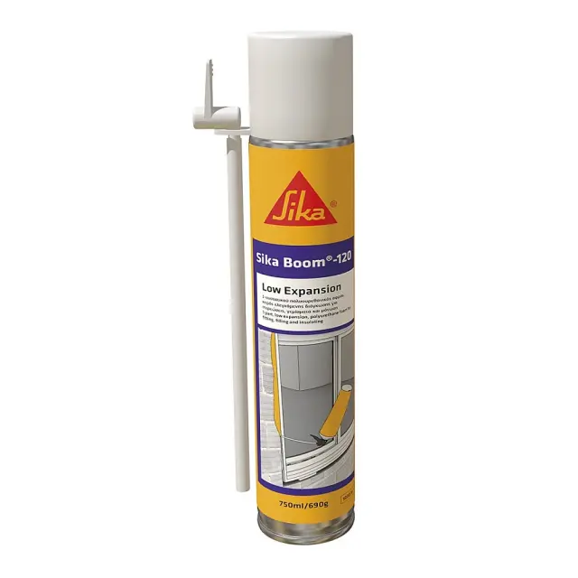 Sika Boom®-120 Low Expansion ελεγχόμενης διόγκωσης αφρός στερεώσεων και πλήρωσης 750ml / 96.620395