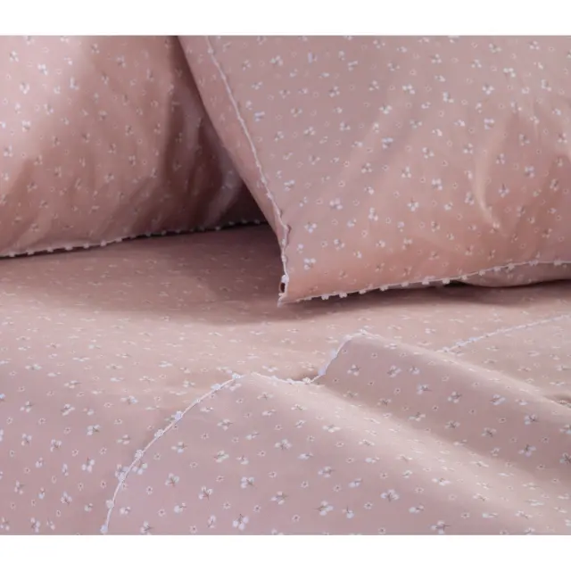 ΣΕΤ ΣΕΝΤΟΝΙΑ ΒΑΜΒΑΚΕΡO ΠΕΡΚΑΛΙ KING SIZE SISSY 280X270 NEF-NEF HOMEWARE ROSE 2