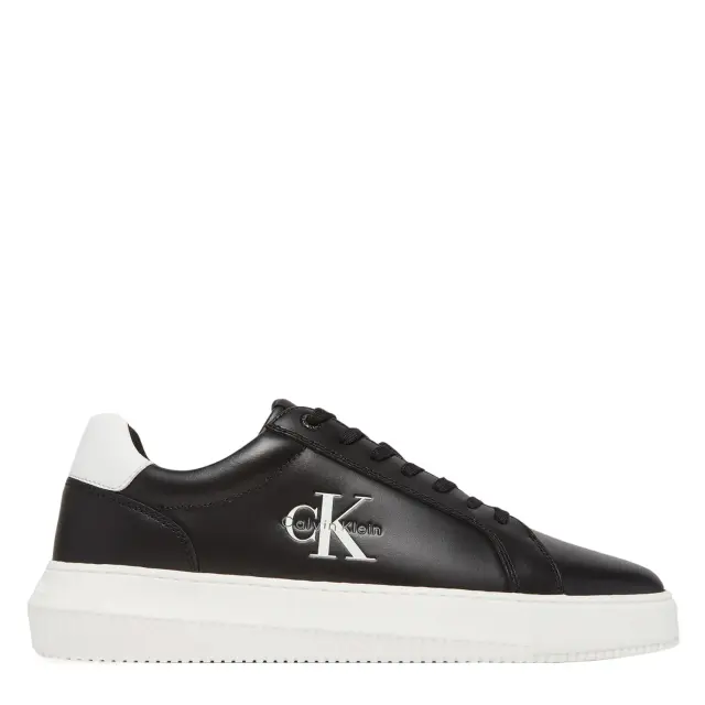 Ανδρικά Δερμάτινα Sneakers Calvin Klein YM0YM01317-0GJ Μαύρα Μαύρο - 43
