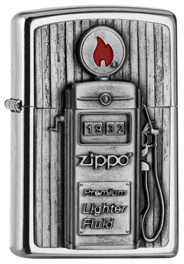 ZIPPO Αναπτήρας - 2006474 Gas Pump Emblem 3D