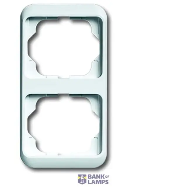 1732-24G Cover Frame 2gang(s) studio white - alpha nea